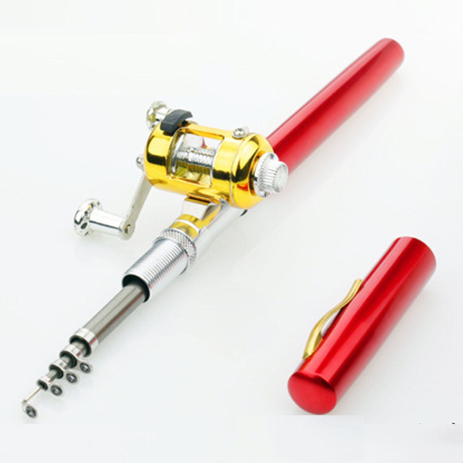 Fly Reel - Portable Pocket Fish Rod Pen Mini